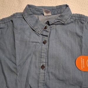 Wonder Nation Light Blue Button Down Shirt